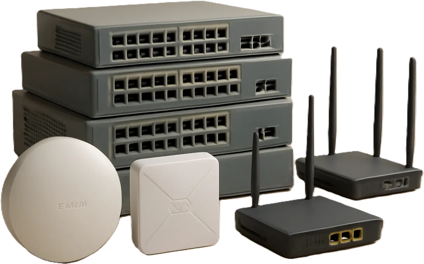 Switches, routeurs et points d’accès Wi-Fi professionnels