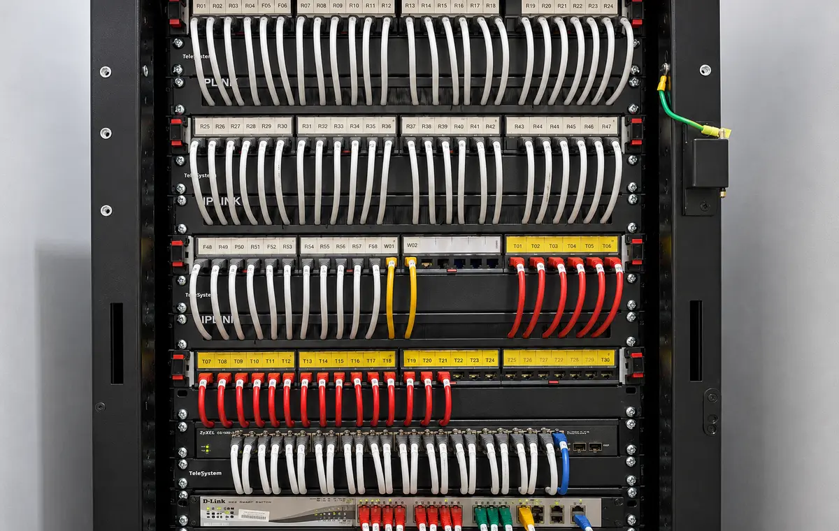 Baie de brassage réalisée par Smart Solution Provider