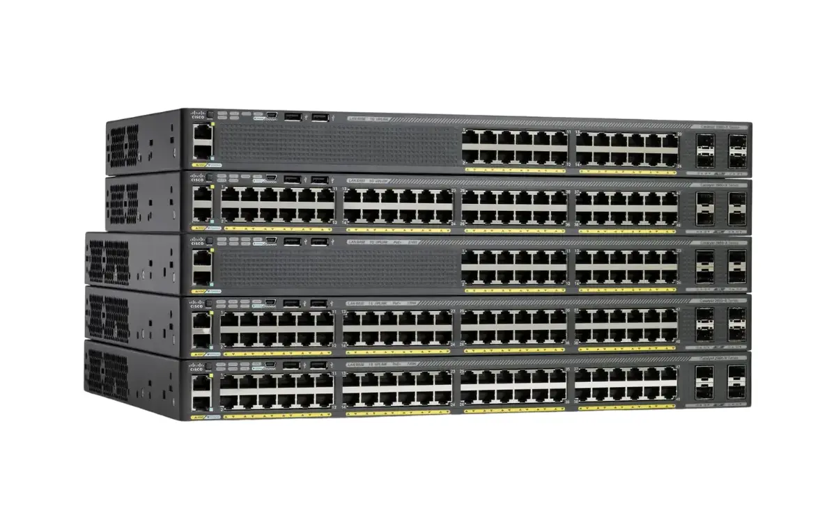 Gamme de switches réseau professionnels rackables